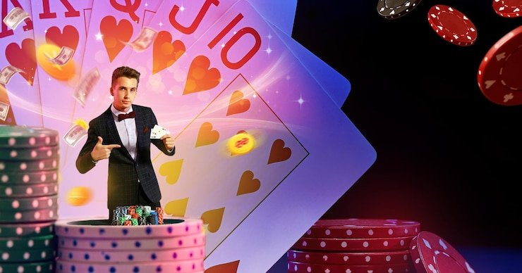 Ilustrasi teknologi enkripsi dan perlindungan data untuk keamanan Live Casino online
